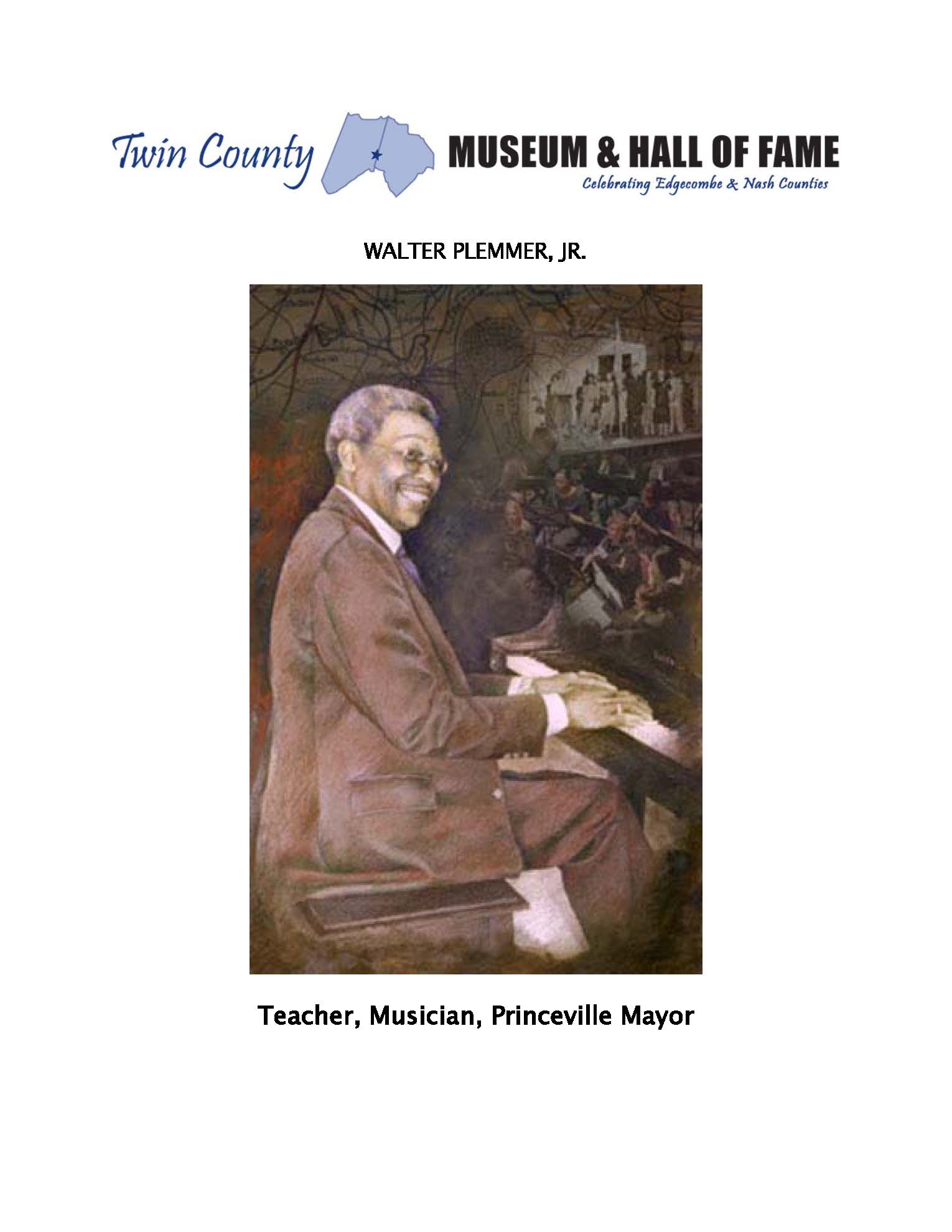 ARTICLE FROM WEBSITE OF TWIN COUNTY MUSEUM HALL OF FAME